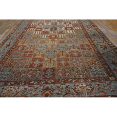 Rugs On Net Large Antique Garden Design Jewel Tone Persian Bakhtiari Carpet Rug