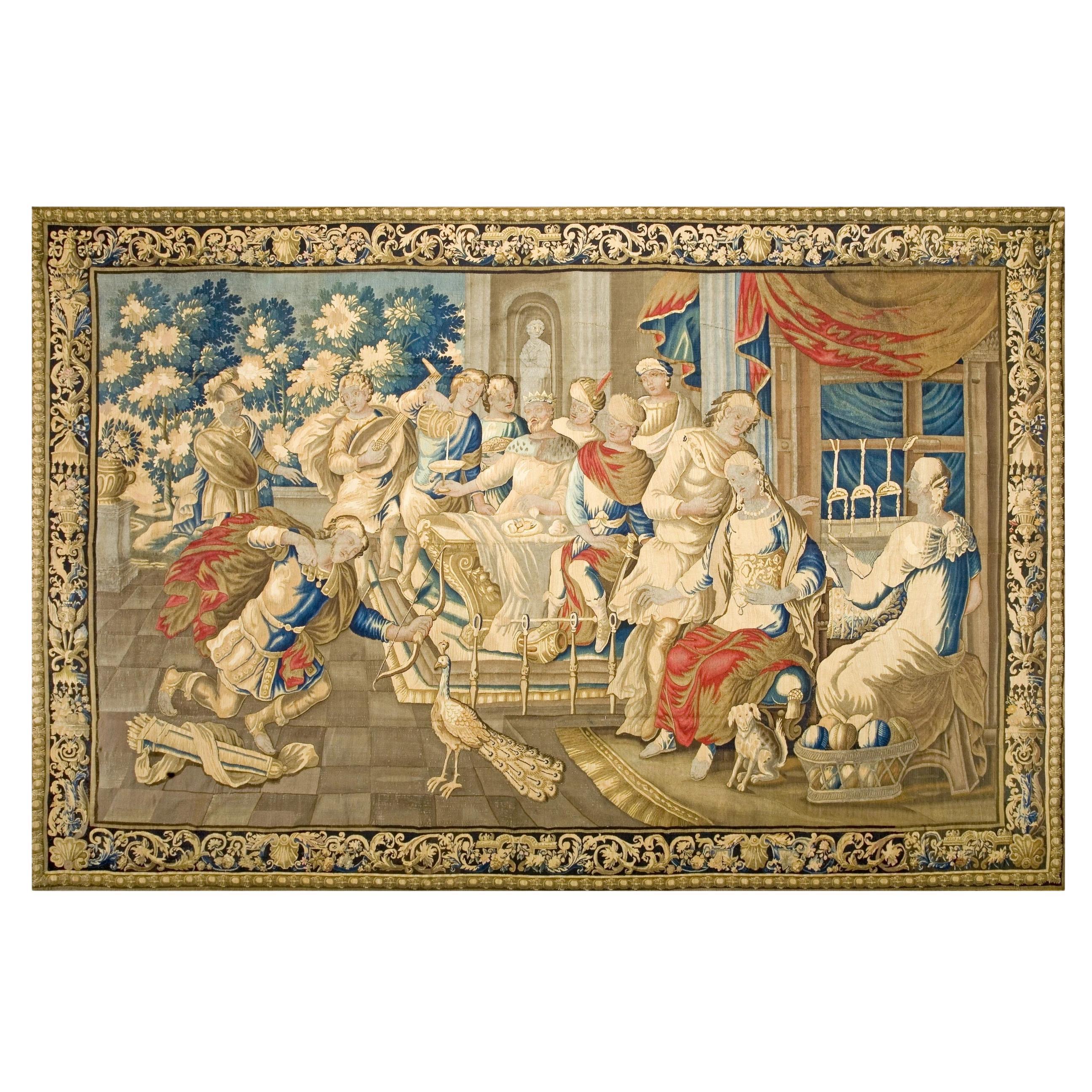 RugsOnNet Antique Flemish Baroque Mythological Tapestry: The Triumph of Fidelity For Sale