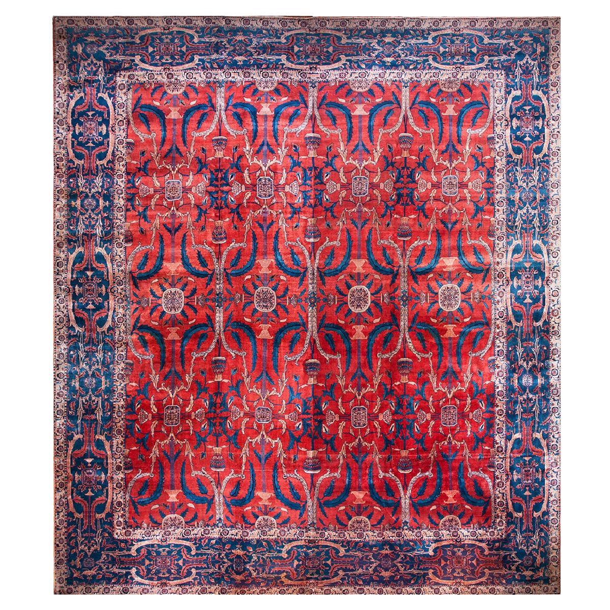 RugsOnNet Antique Indian Lahore Carpet based on Mughal Design