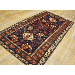 RugsOnNet Blue Tribal Geometric Antique Paisley Caucasian Seychour Rug Carpet