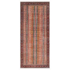 RugsOnNet Colorful Antique Striped Shawl Pattern Wool Persian Bidjar Gallery Rug