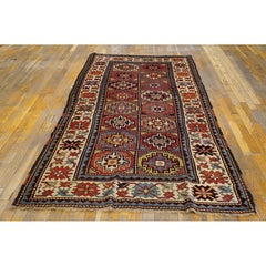 RugsOnNet Colorful Jewel Tones Antique Tribal Geometric Caucasian Moghan Rug