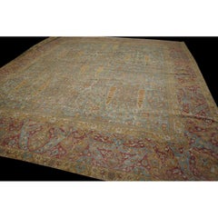 RugsOnNet Fine Luxurious Antique Large Indian Lahore Cypress Trees Rug Carpet