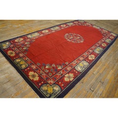 RugsOnNet Red Antique Medallion Chinese Peking Long and Narrow Galley Rug Carpet