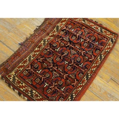 TappetiOnNet Tappeto Tribal Antique Bold Persian Afshar Scatter Size Small