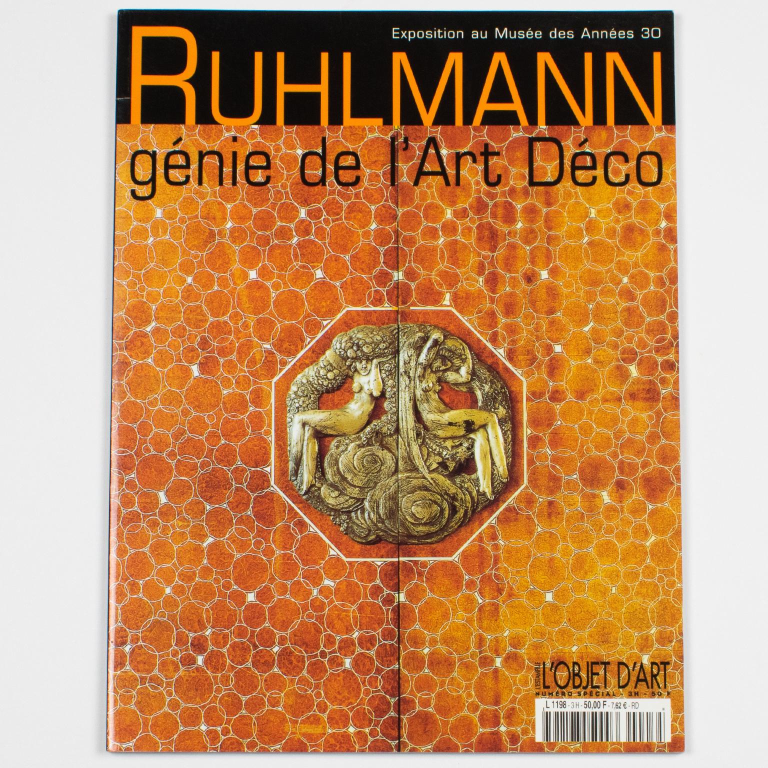 Paper Ruhlmann, Art Deco Genius, French Book, 2002 Exhibition in Museum des Années 30 For Sale