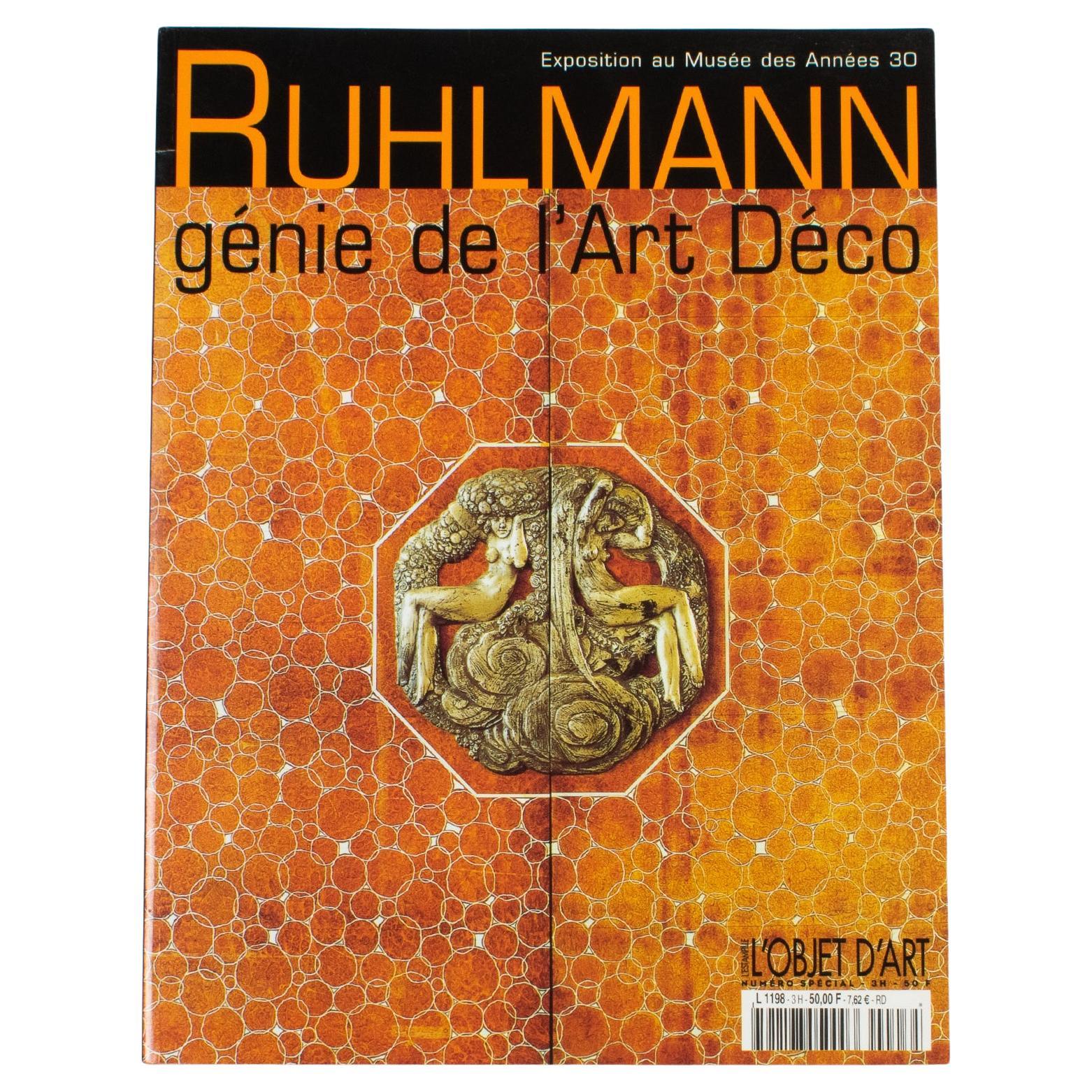 Ruhlmann, Art Deco Genius, French Book, 2002 Exhibition in Museum des Années 30 For Sale