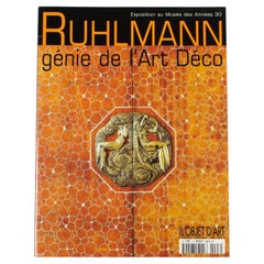 Ruhlmann, Genio del Art Déco, libro francés, 2002 Exposición en el Museo de los Años 30