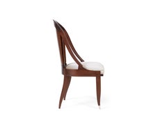 Ruhlmann 'Cannelure' Mahogany Chair