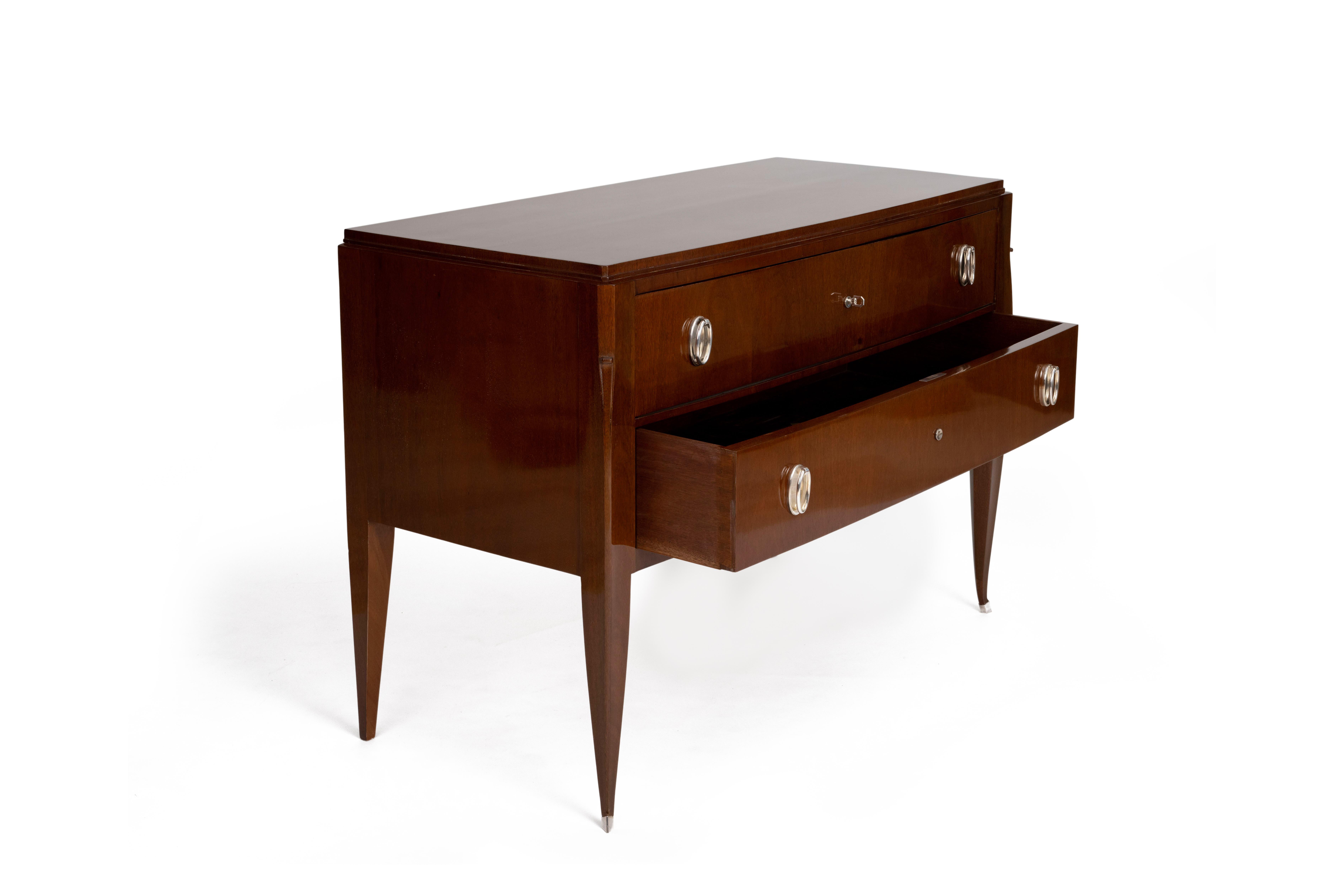 Argenté Commode 'Colette' en amarante de Ruhlmann en vente
