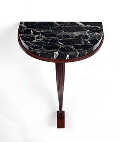 Ruhlmann 'Consolette' Mahogany and Marble Console Table