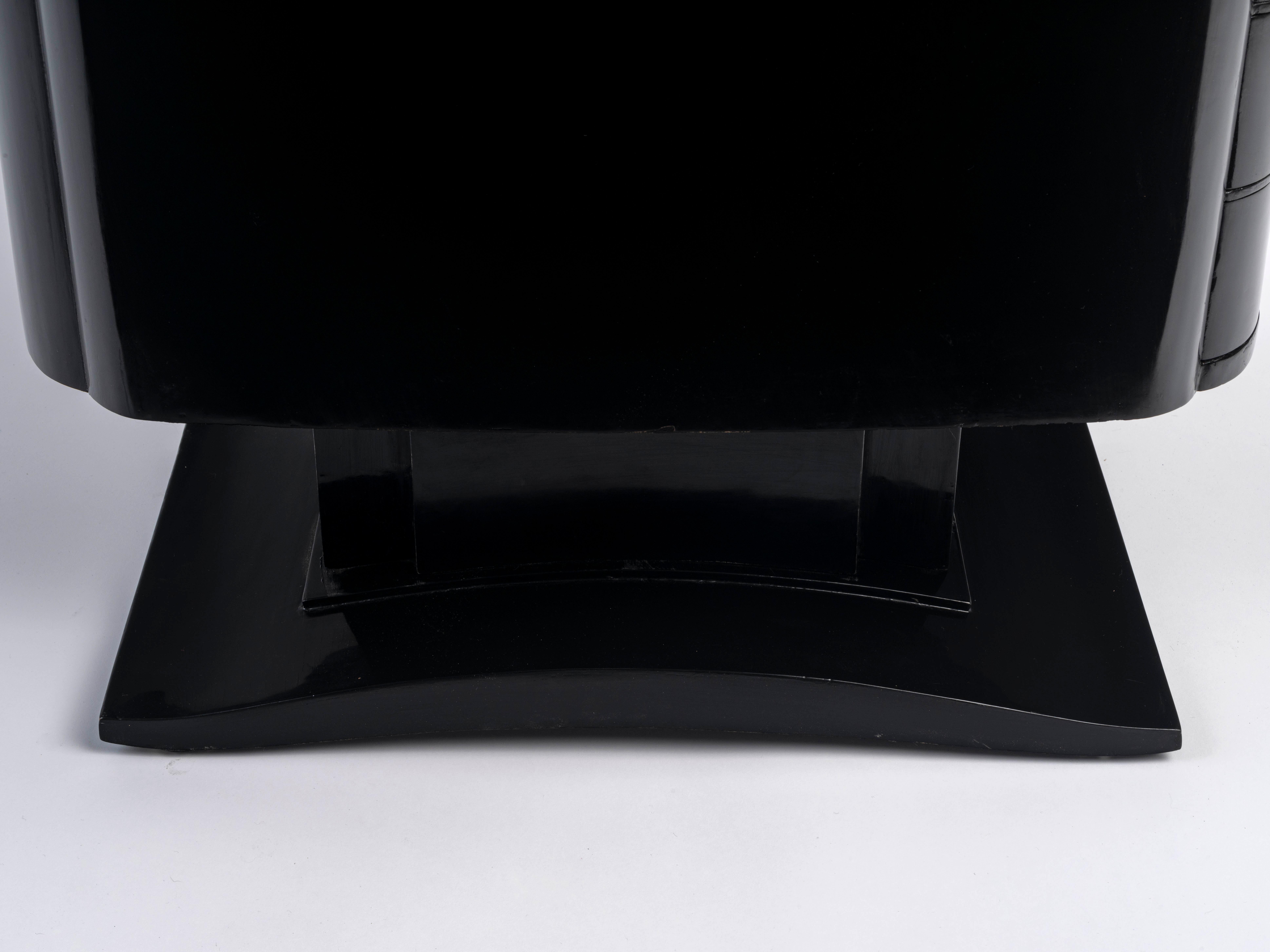 Mesa Ruhlmann 'd'Estainville' Modelo Laca Negra Bronce en venta