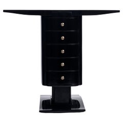 Ruhlmann 'd'Estainville' Model Black Lacquer Table