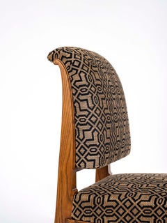 Ruhlmann 'Drouant' Oak Chair with Silvered Bronze Feet