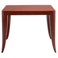 Ruhlmann 'Ducharne Volante' Red Lacquered Coffee Table