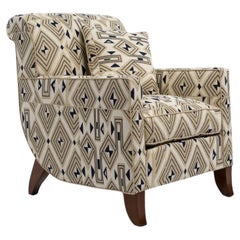 Ruhlmann 'Gros Hydravion' African Mahogany Bergère Armchair