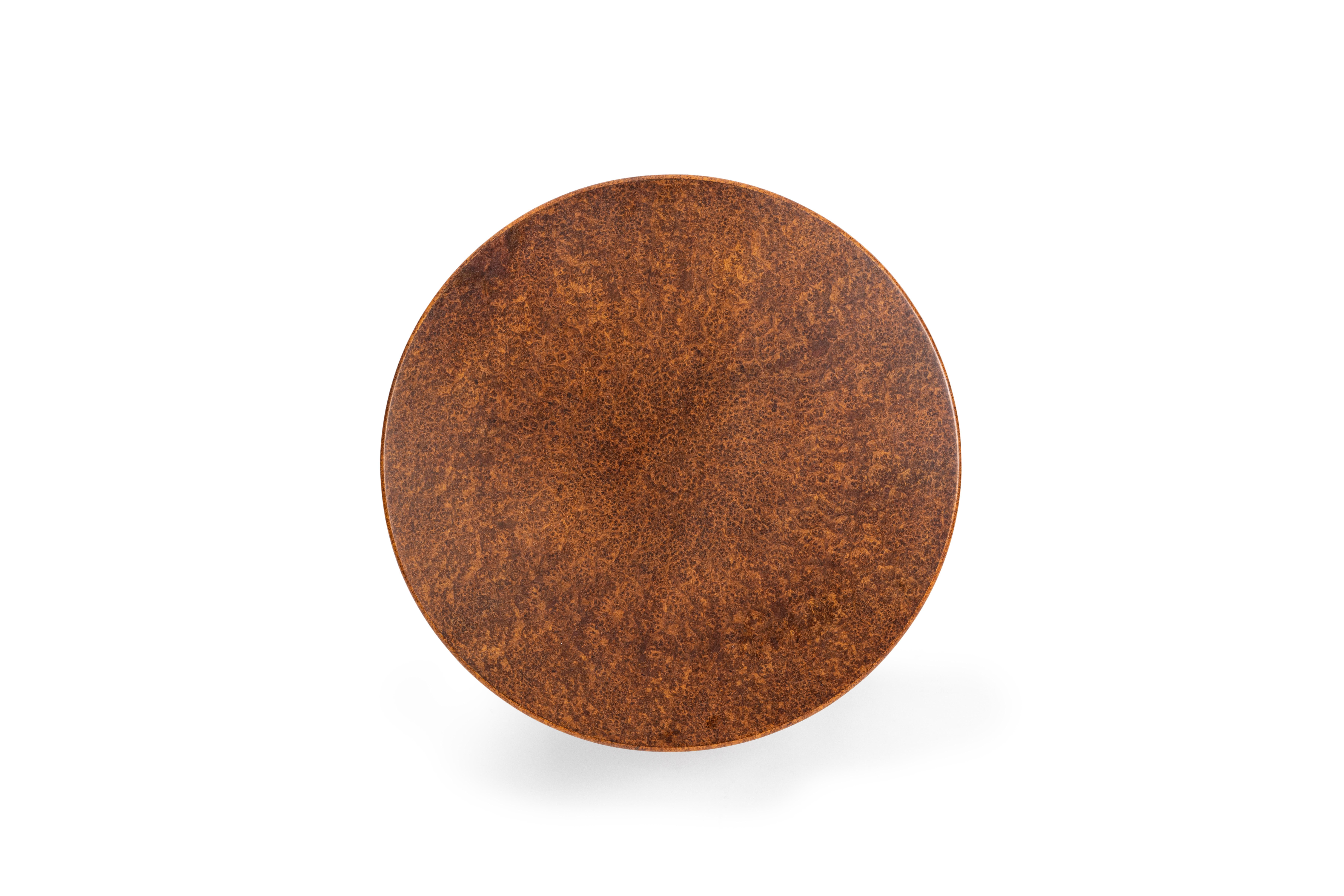 Ruhlmann 'Guéridon' Burr Amboyna Table In Good Condition For Sale In Berlin, DE