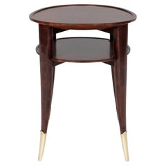 Ruhlmann Kindwood and Gilt Bronze Side Table