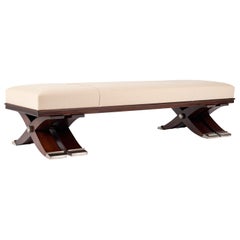 Ruhlmann Large Bench with Double X-Form Base