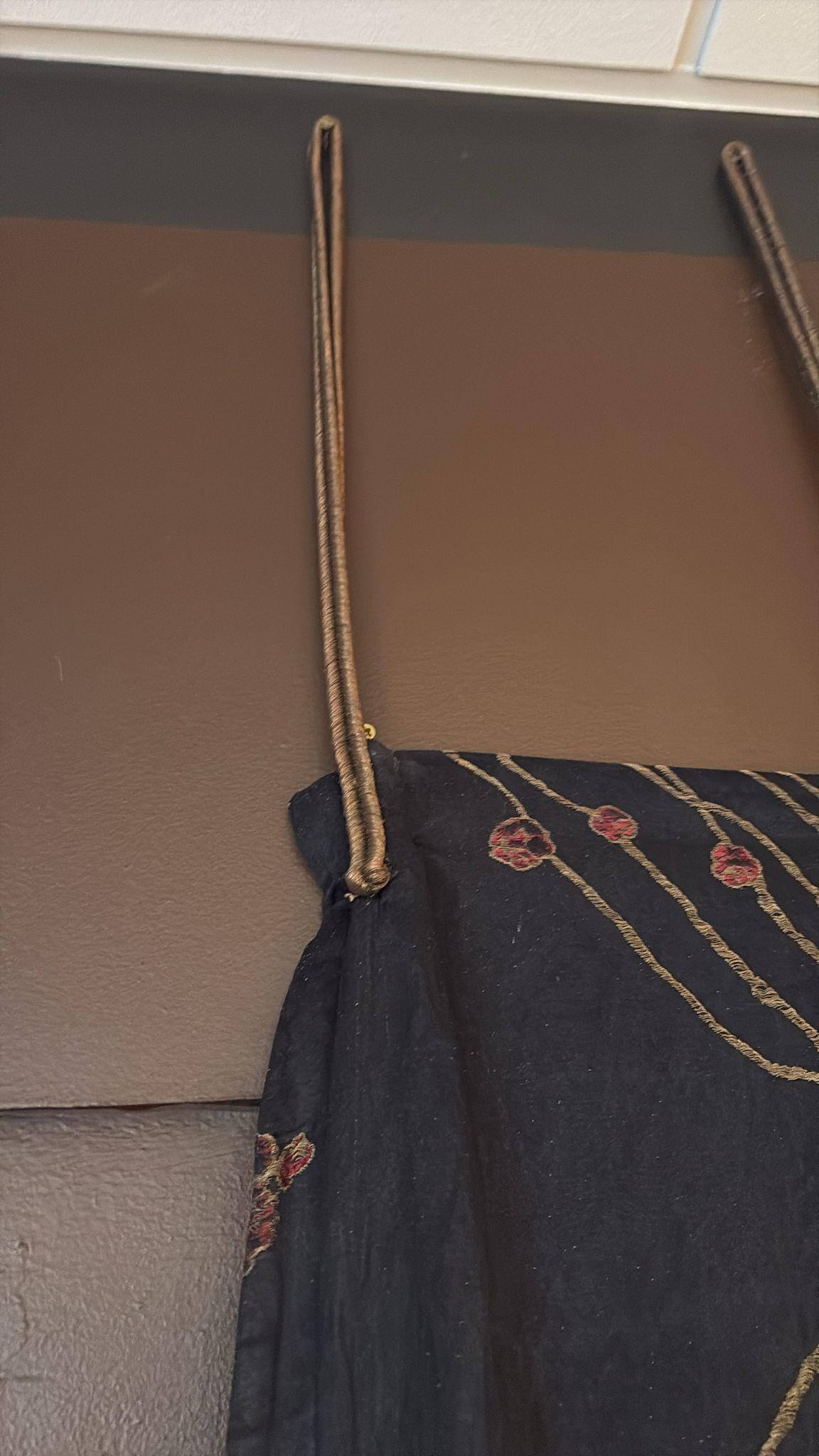 Tapiz grande Ruhlmann con detalles florales Art Decó en venta