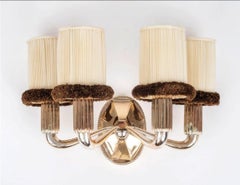 Ruhlmann 'Lotus à quatre branches' Wall Sconce