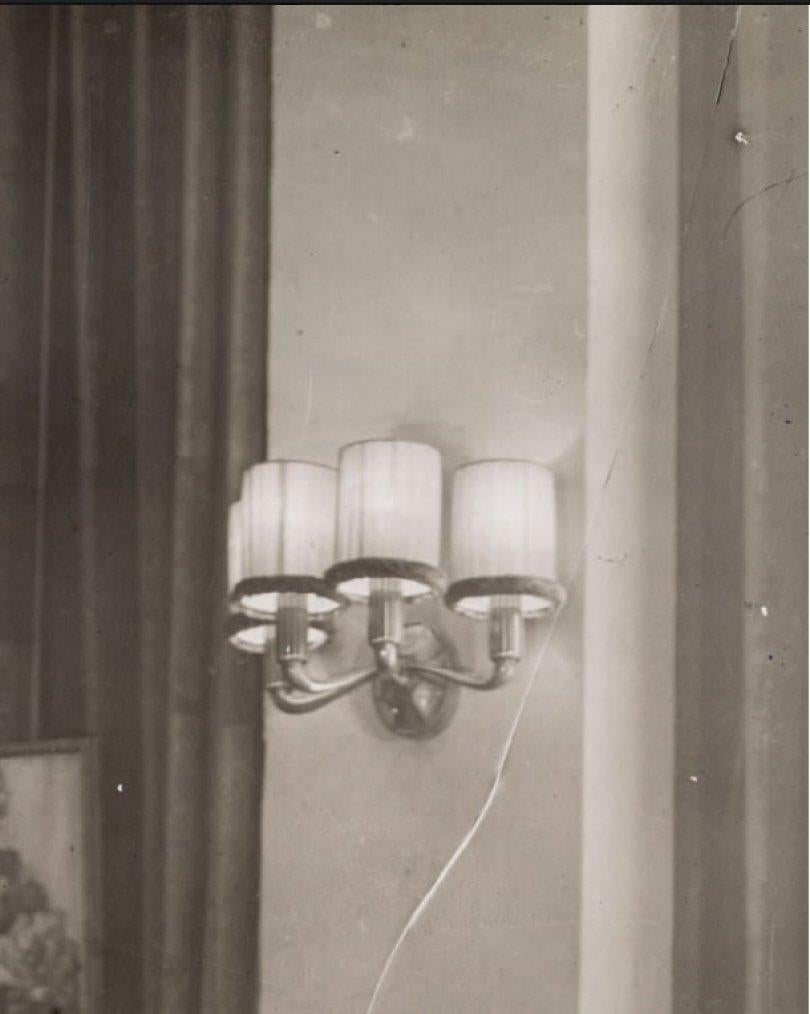 Art Déco Lampada da parete Ruhlmann 