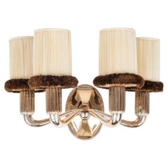 Ruhlmann 'Lotus à quatre branches' Wall Sconce
