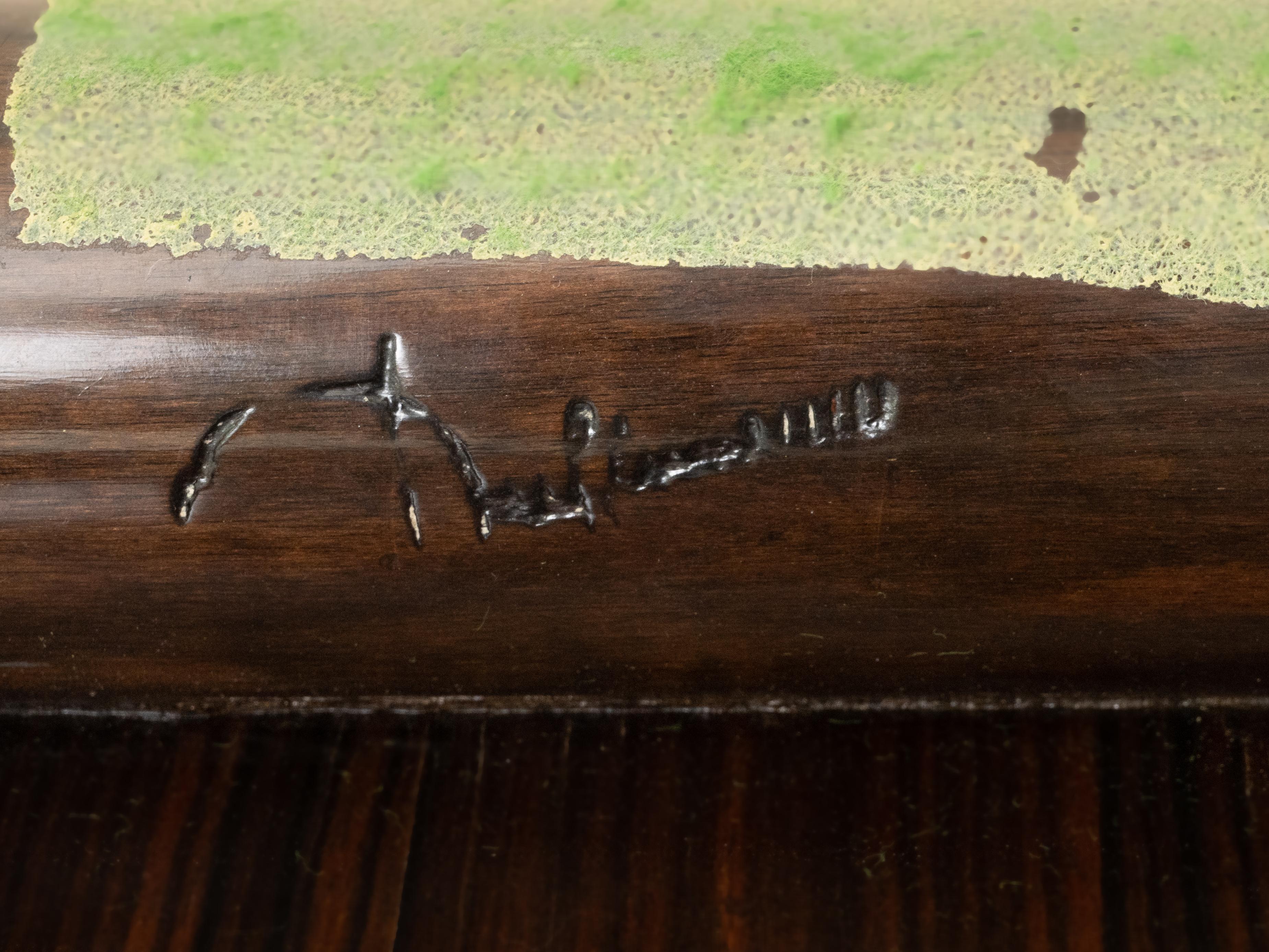 Placage Cadre de photographie Ruhlmann en placage d'ébène de Macassar en vente