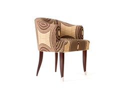 Ruhlmann Mahogany Desk Armchair, edited by Porteneuve