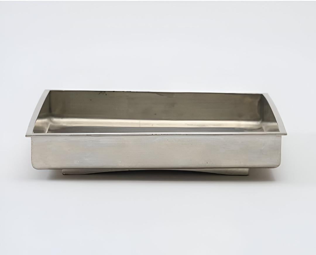 Ruhlmann Platzhalter aus vernickeltem Messing (Art déco) im Angebot