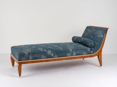 Chaise longue Ruhlmann 'Nobody' en loupe d'amboine