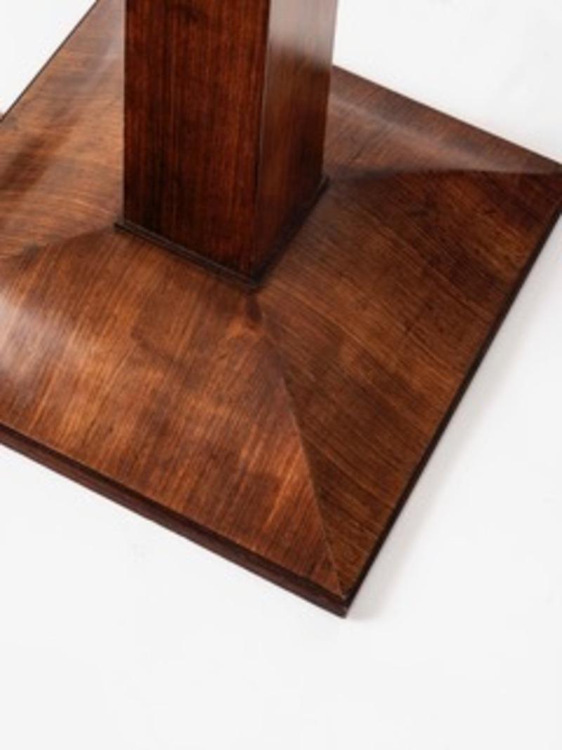 Moulé Lampadaire Ruhlmann 'Normand' en palissandre indien et Oak Oak en vente