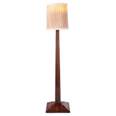 Antique Ruhlmann 'Normand' Indian Rosewood and Oak Floor Lamp