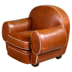 Paire de fauteuils club "éléphant" Ruhlmann 