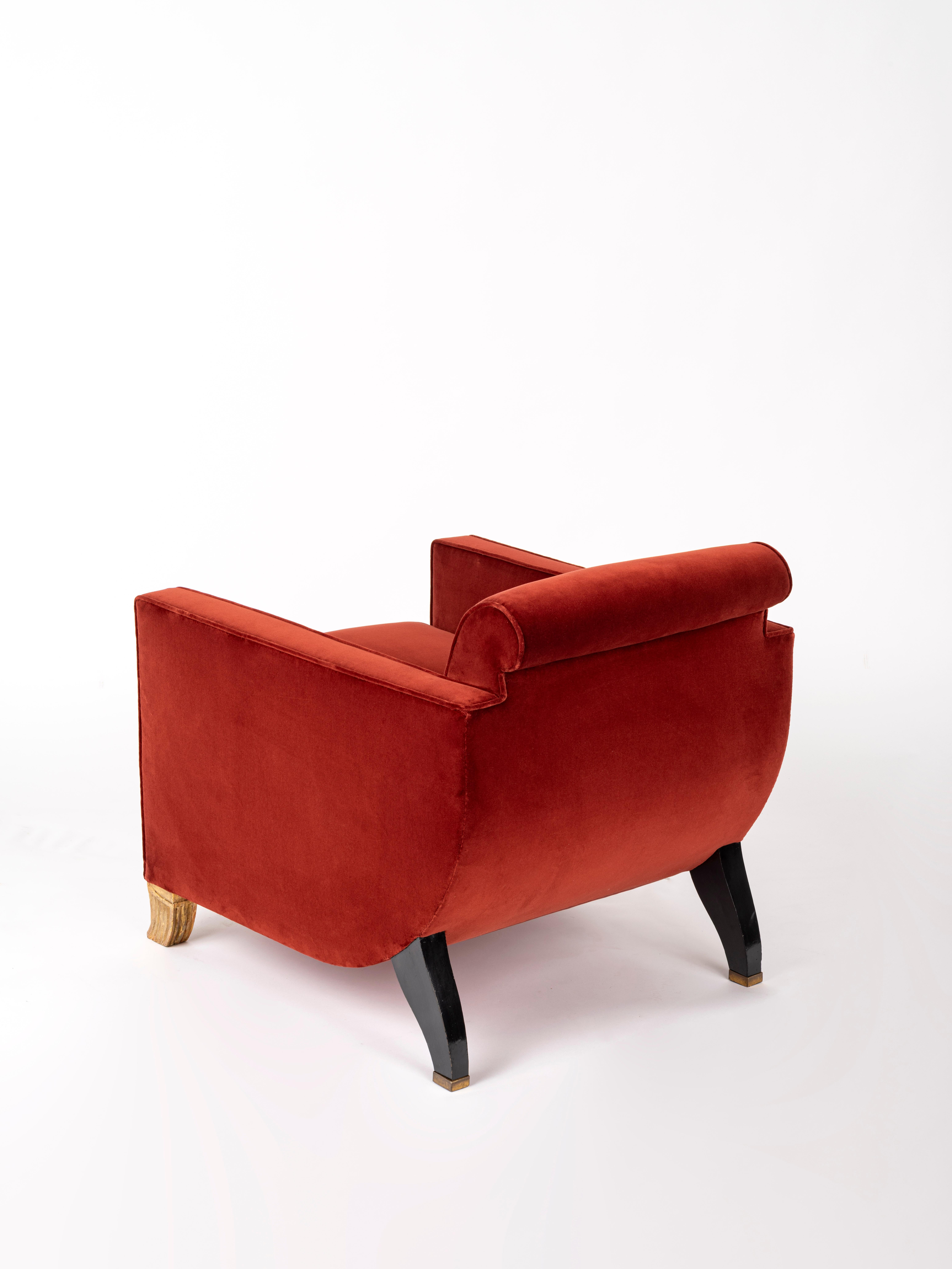 Ruhlmann Raro Sillón 'Hydravion' o 'M. Berger Art Decó en venta