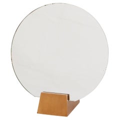 Antique Ruhlmann Rare Sycamore Dressing Table Mirror