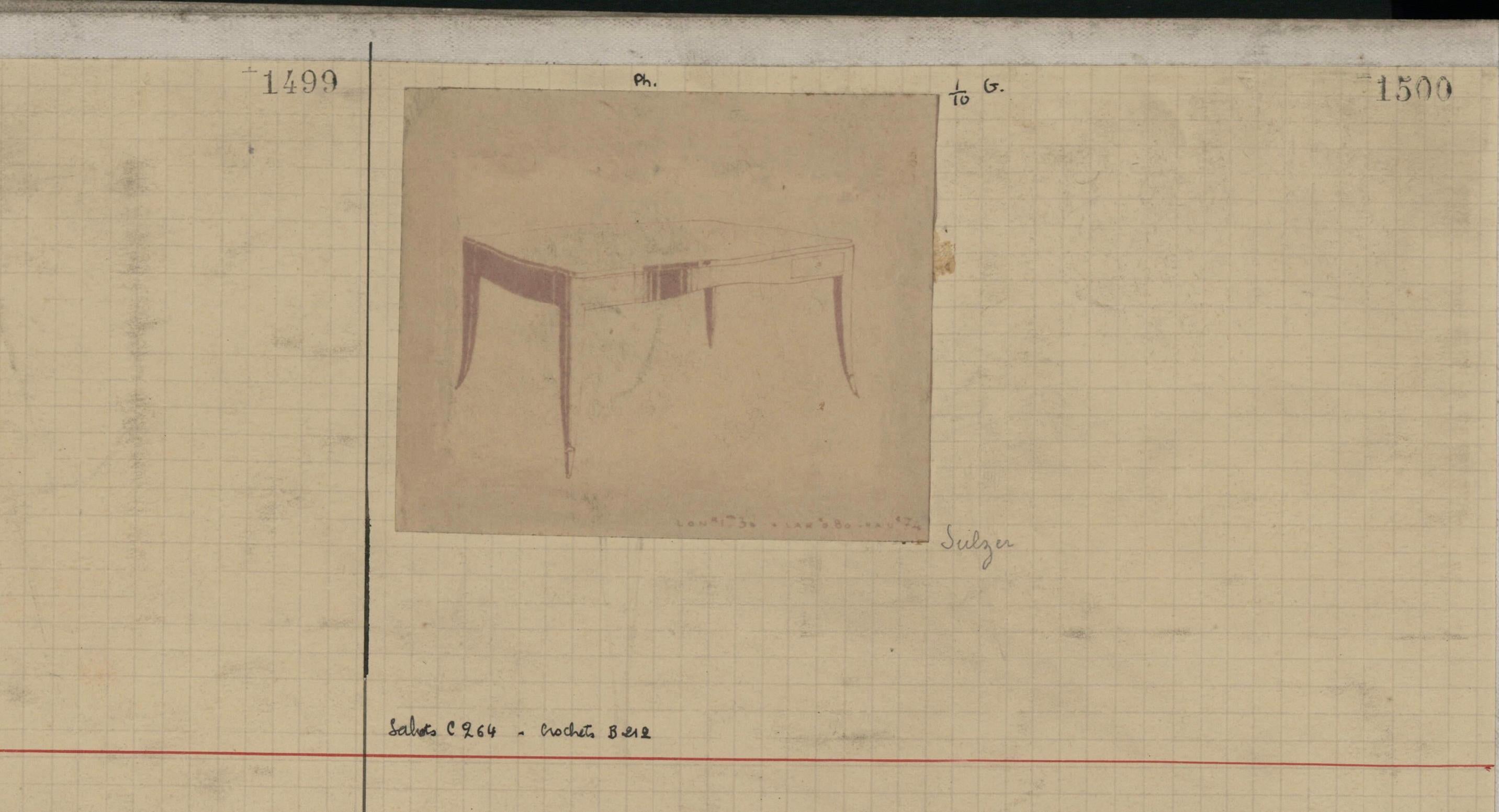 Rara console a due piani in ebano Macassar di Ruhlmann in vendita 1