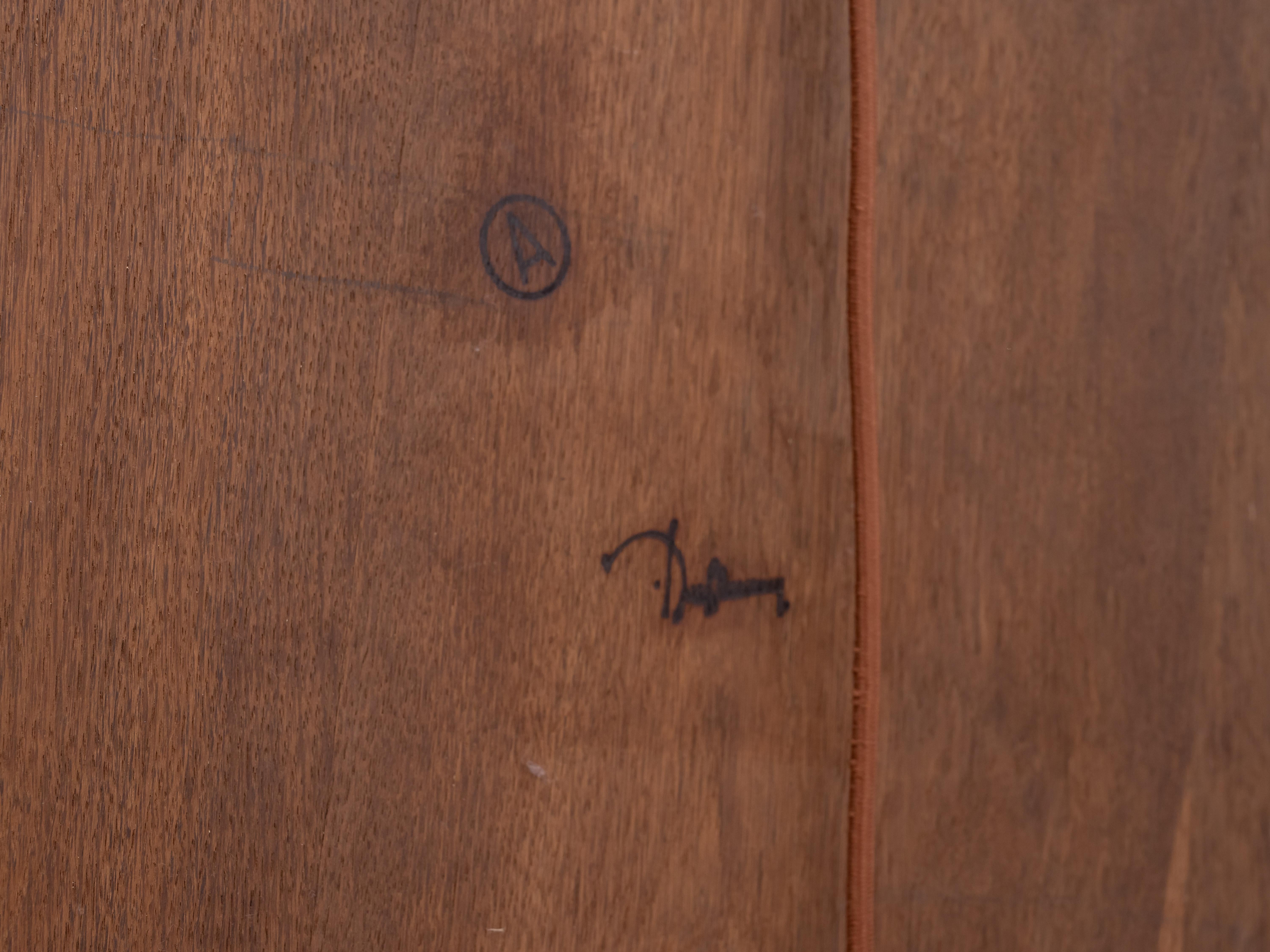 Inizio XX secolo Cabinet Displac Ruhlmann modello 'Rebours' in mogano africano in vendita