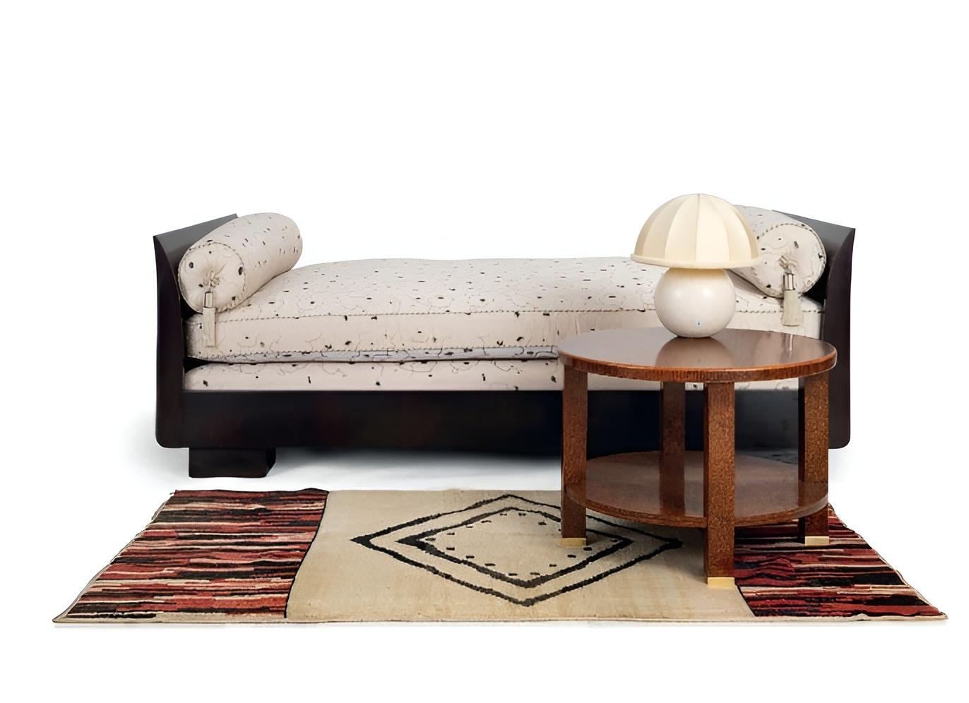 Alfombra de lana rectangular Ruhlmann Art Decó en venta