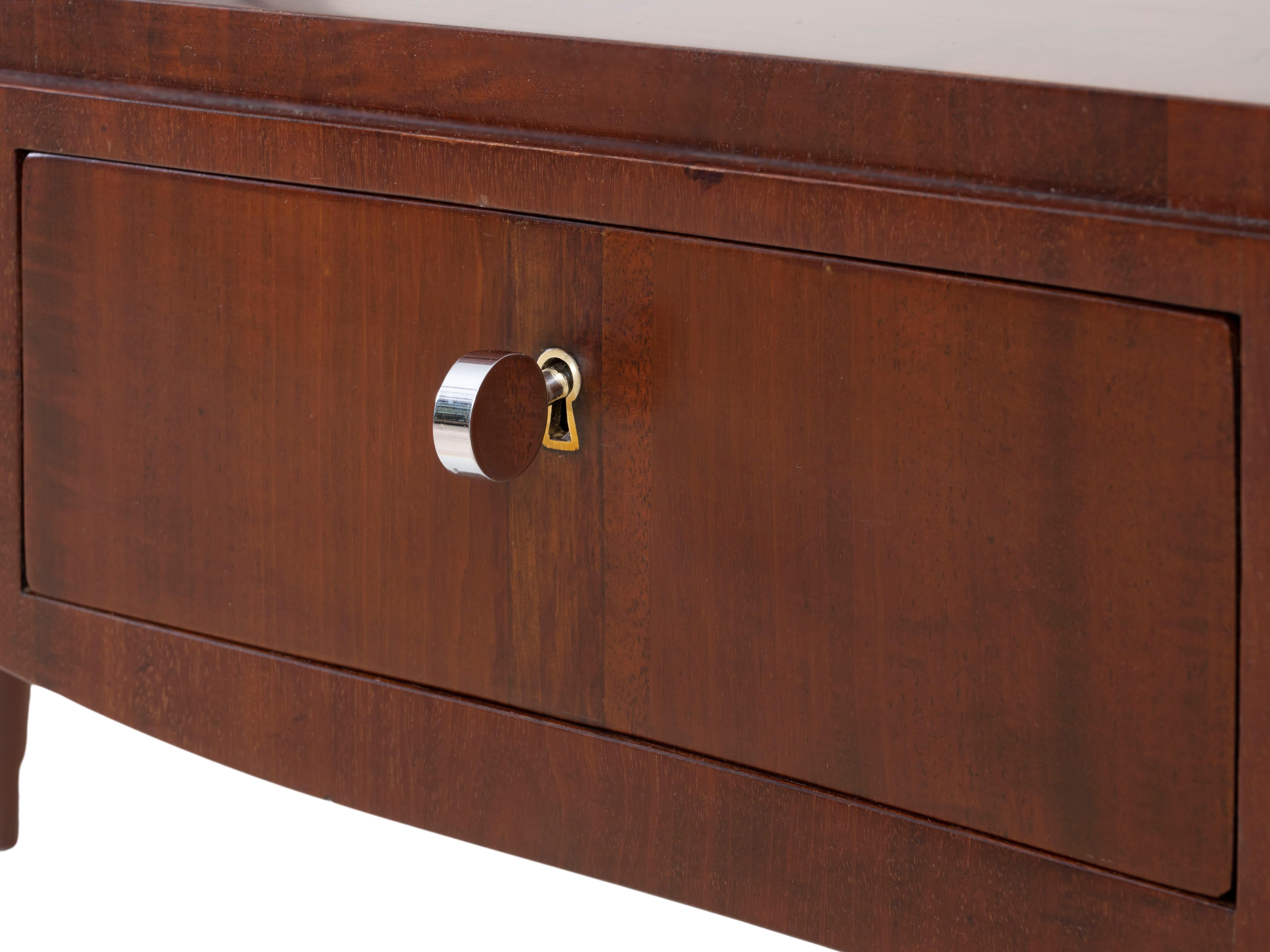 Ruhlmann 'Sulzer' Honduran Mahogany Desk im Angebot 3