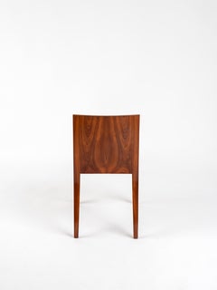 Chaise longue en bois de roi modèle "Tivo" de Ruhlmann