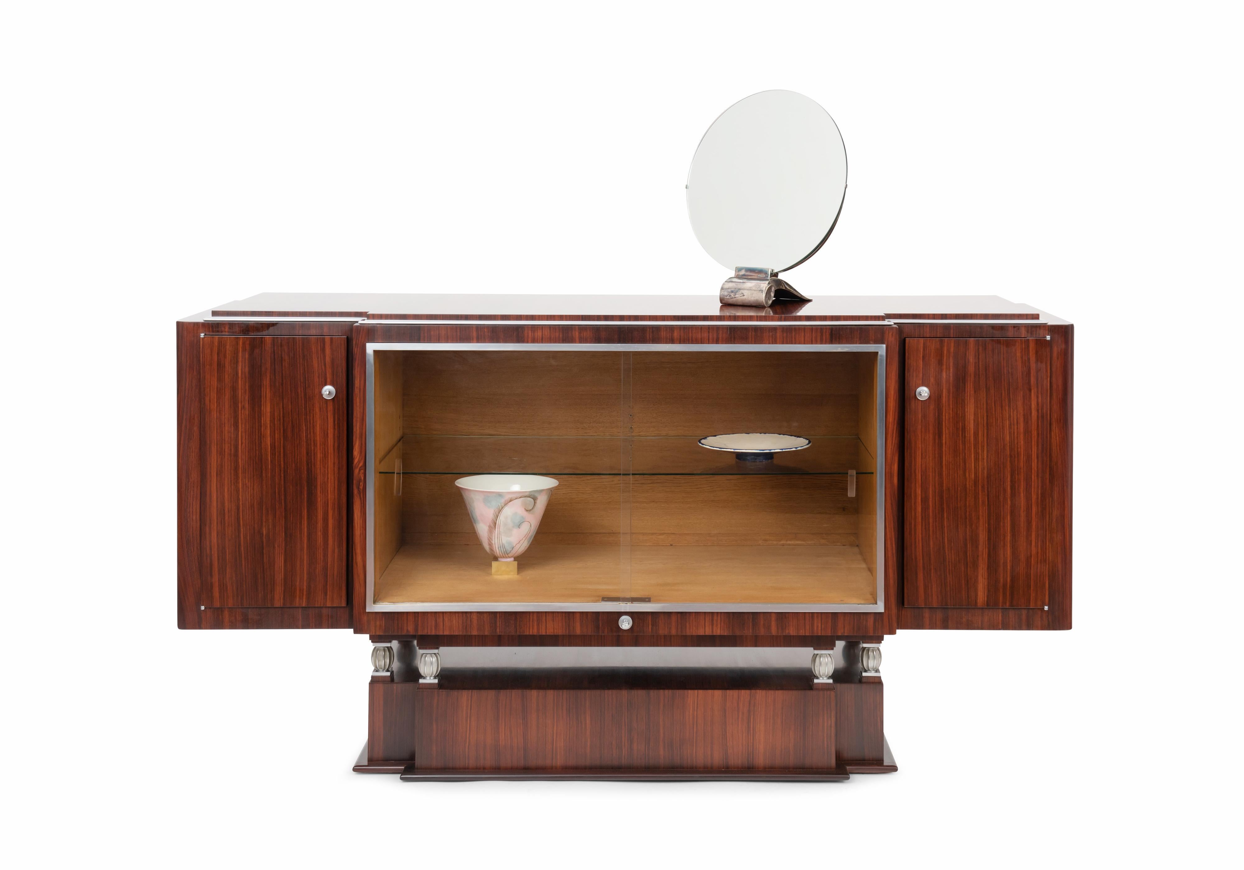 Ruhlmann 'Virgule' Dressing Table Mirror (Französisch) im Angebot
