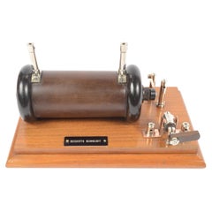 1850 Induction Spool or Ruhmkorff Spool Antique Physic Measuring Instrument