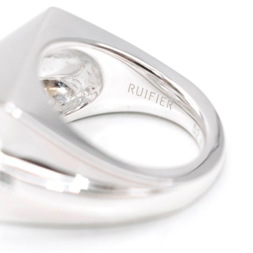 Ruifier Icon Shard Silver and 0.29 Carat White Diamond Ring 3