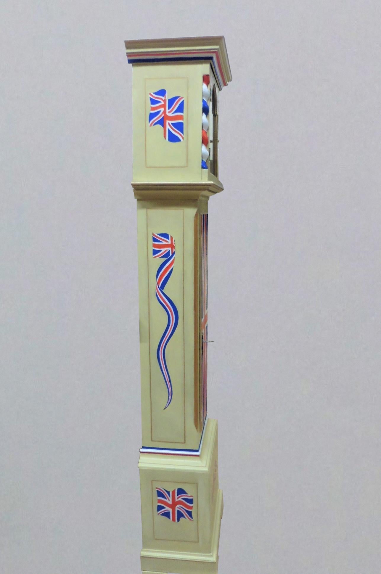 Rule Britannia Grandmother Clock c.1930 For Sale 1