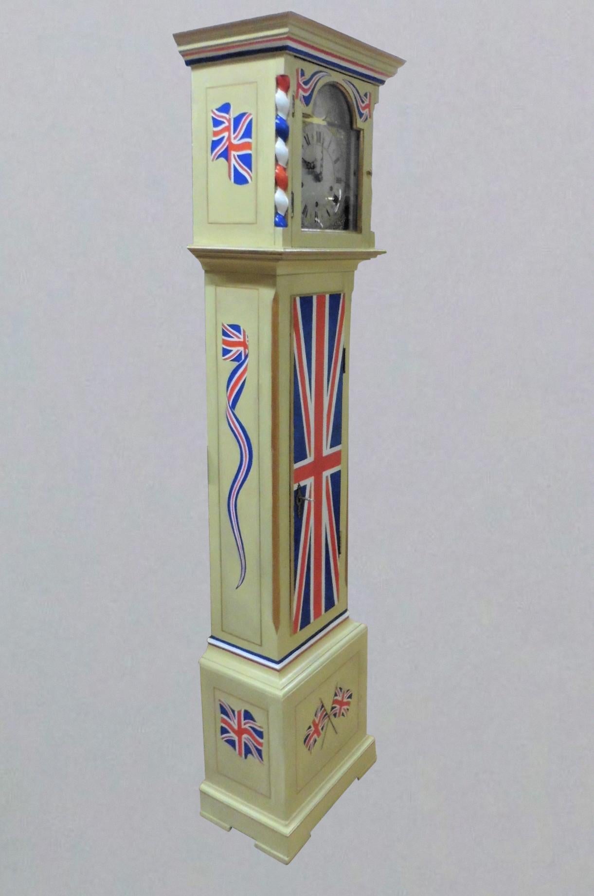 Rule Britannia Grandmother Clock c.1930 For Sale 2