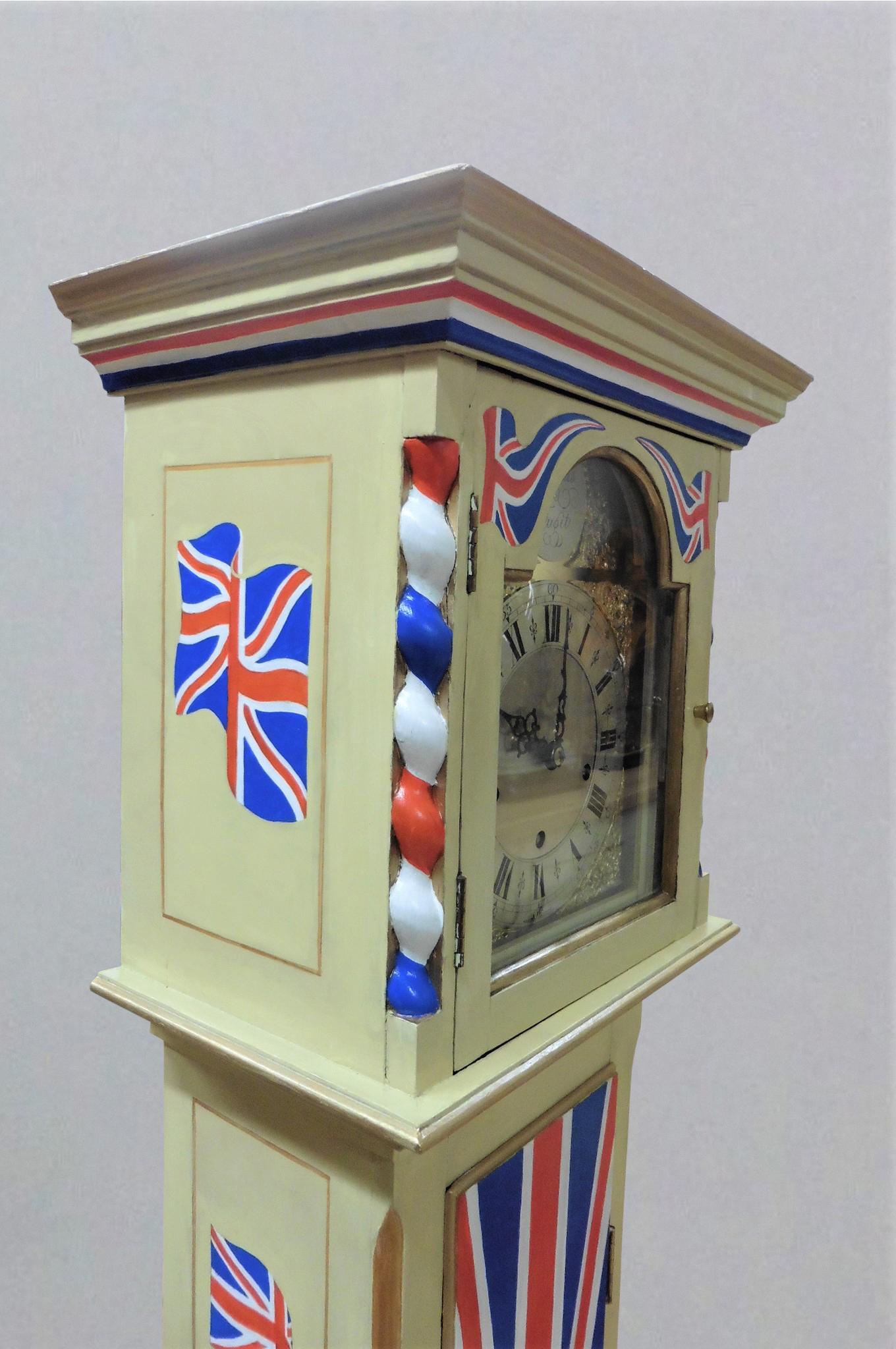 Rule Britannia Grandmother Clock c.1930 For Sale 3