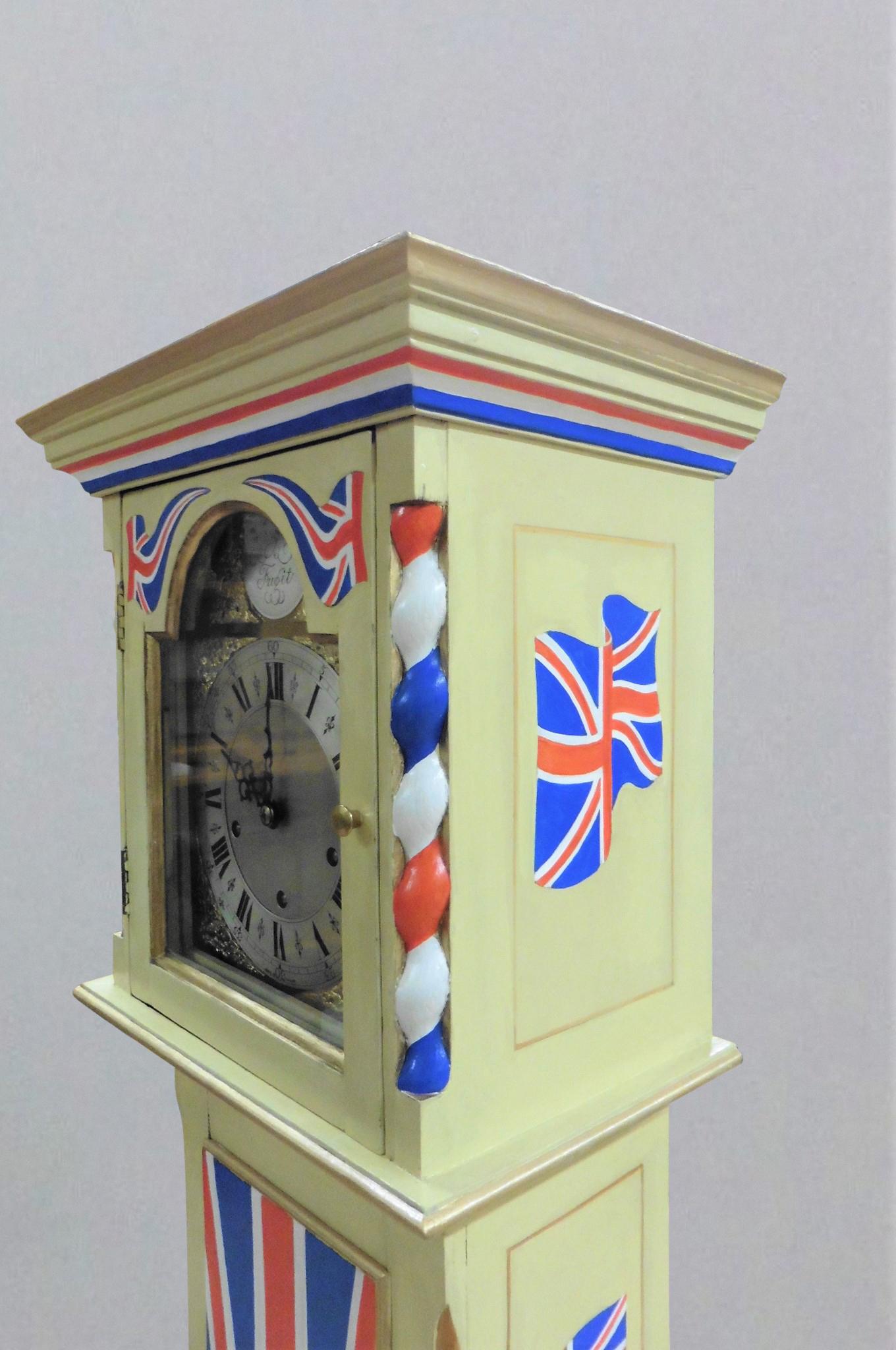Rule Britannia Grandmother Clock c.1930 For Sale 4