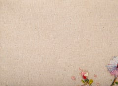 Olio su tela originale modernista di Rulin Xian "Piccoli fiori 1