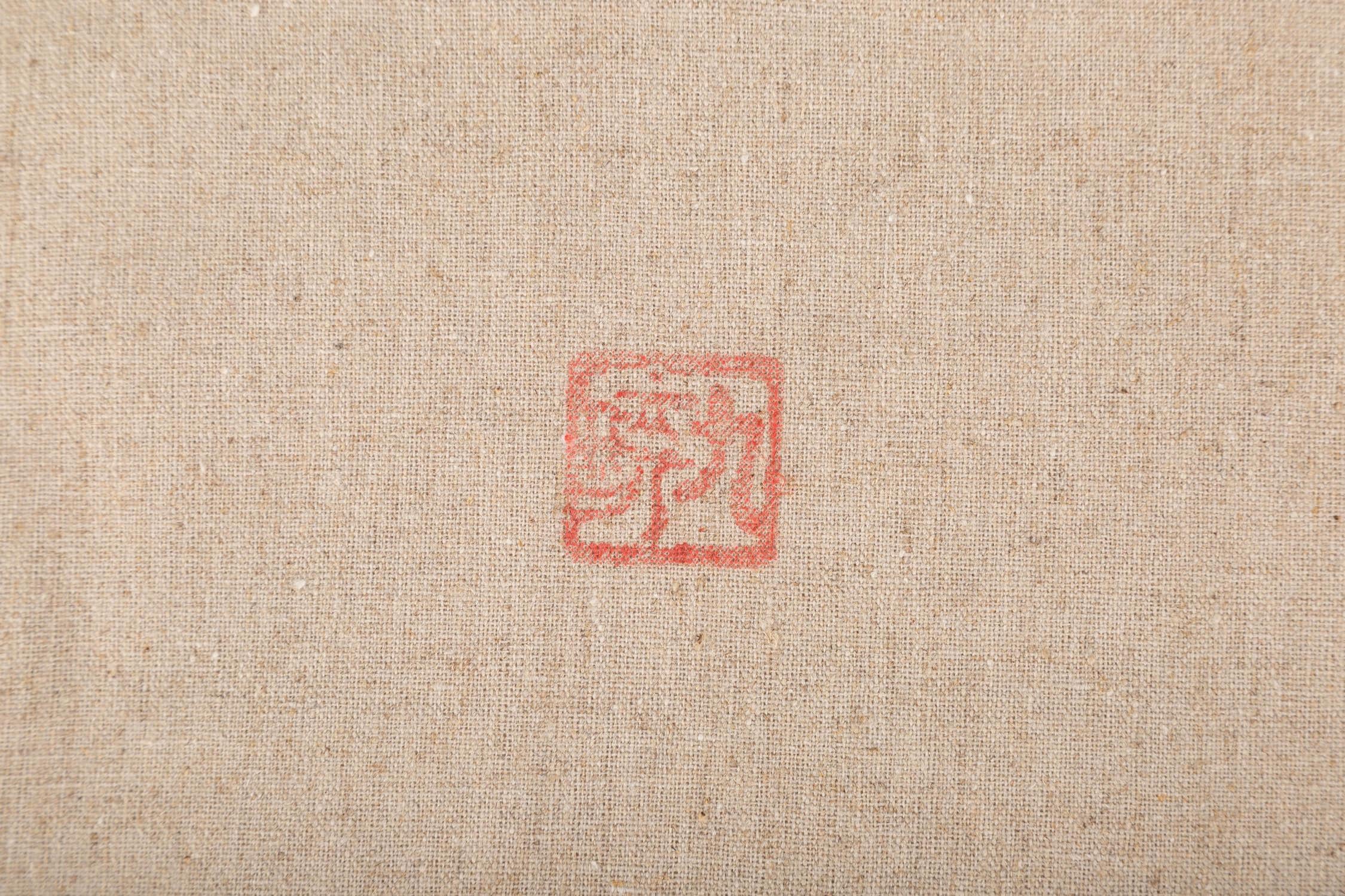 Rulin Xian Stillleben, Original, Ölgemälde auf Leinwand, „Basket of Grapes“, Rulin Xian im Angebot 2